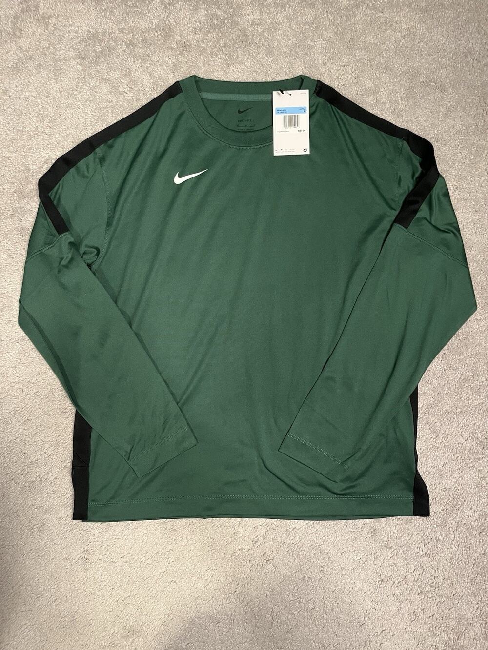 Nike Women’s Basketball Training Shirt DC2535-341 Green Size M